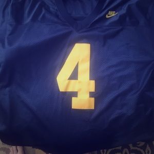 Michigan wolverines harbough jersey